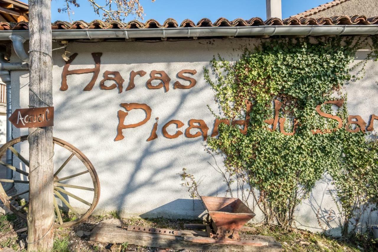 Haras Picard Du Sant Bed and Breakfast Lasserre  Buitenkant foto